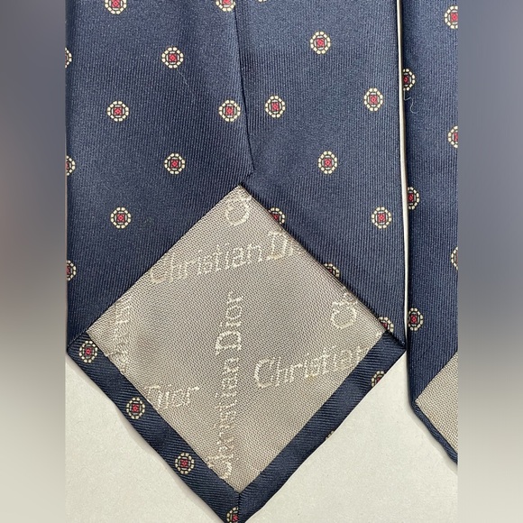 (2) Christian Dior Mens Silk Ties - Picture 6 of 12